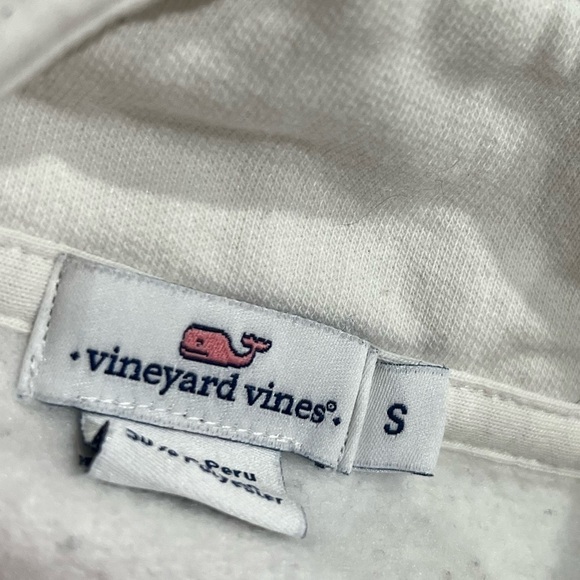 Women's Vineyard Vines Whale Design 1/4 Zip Up Pullover Sweatshirt - Picture 8 of 8